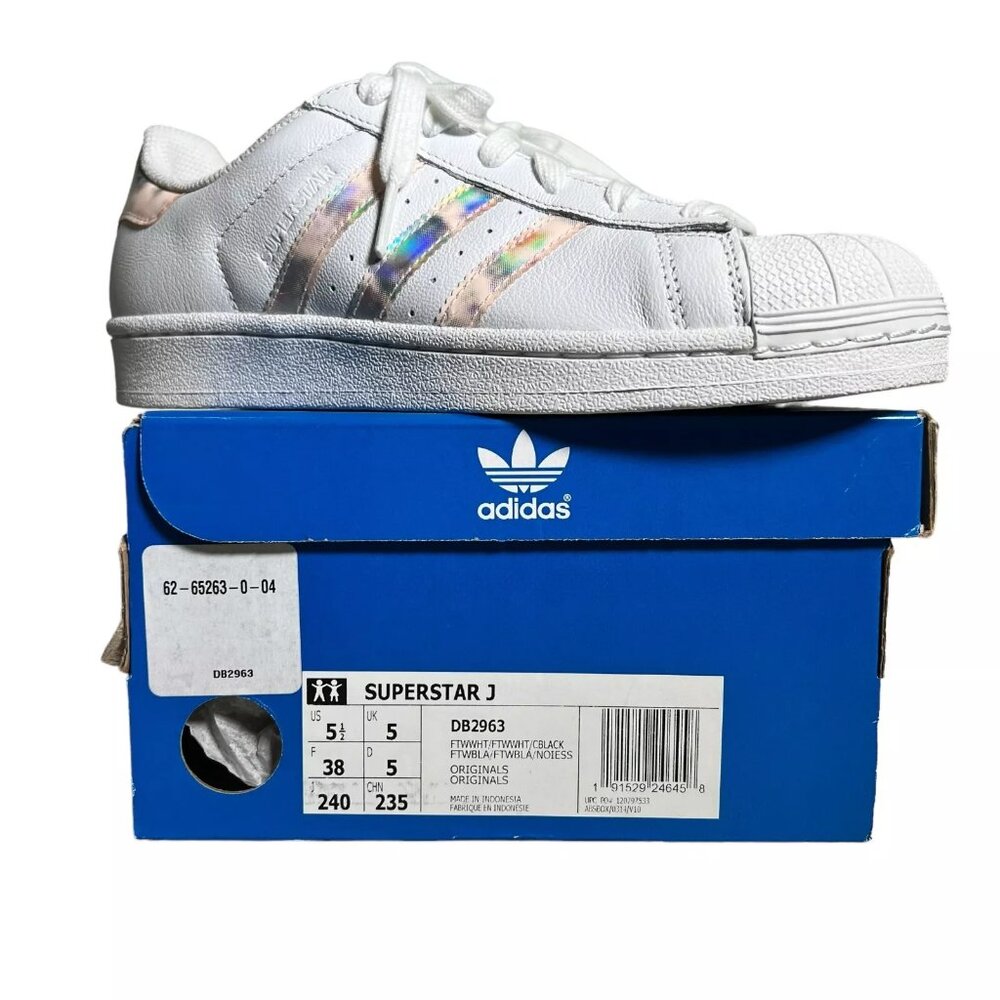 Adidas Superstar Women's Multicolor Lace-Up Sneaker Shoes Size 5.5 DB2963 - Picture 3 of 16
